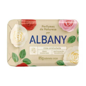 SABONETE ALBANY SV HID. ROSA AVELUDADA 85g