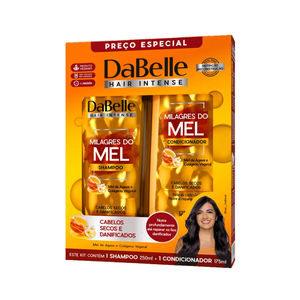 KIT SH.+COND. DABELLE MILAGRES DO MEL 250+175ml
