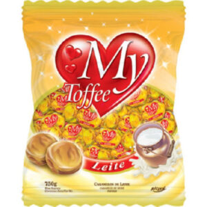 BALA MASTIGÁVEL ARCOR TOFFEES LEITE/CHOCOLATE 500g