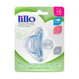 CHUPETA LILLO SOFT 100% SIL. TM.2 AZUL R-3121