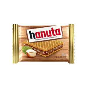 BISC. HANUTA WAF. CREME DE AVELA FERRERO 22g